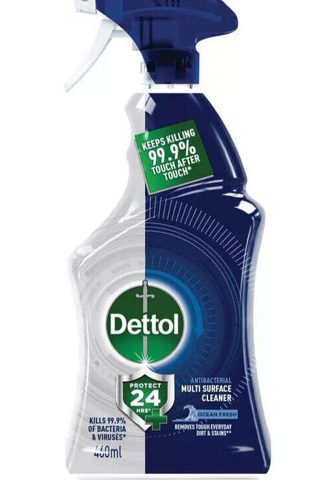 Dettol 24 Hour Protect Multi Surface Cleaner 460ml Ocean Fresh