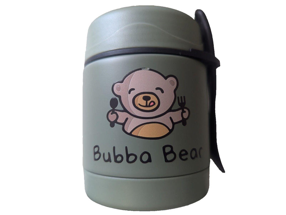 Bubba Bear Kids Flood Flask Green