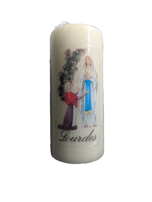 Virgin mary candle