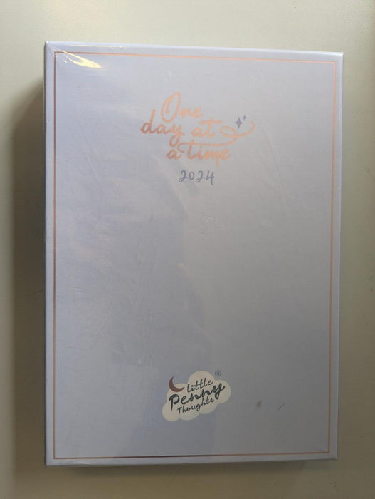 One Day At A Time 2024 Planner Blue