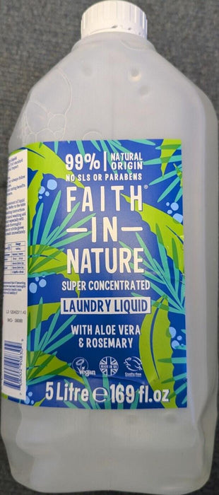 Faith In Nature Aloe Vera & Rosemary Super Concentrated Washing Up Liquid 5L