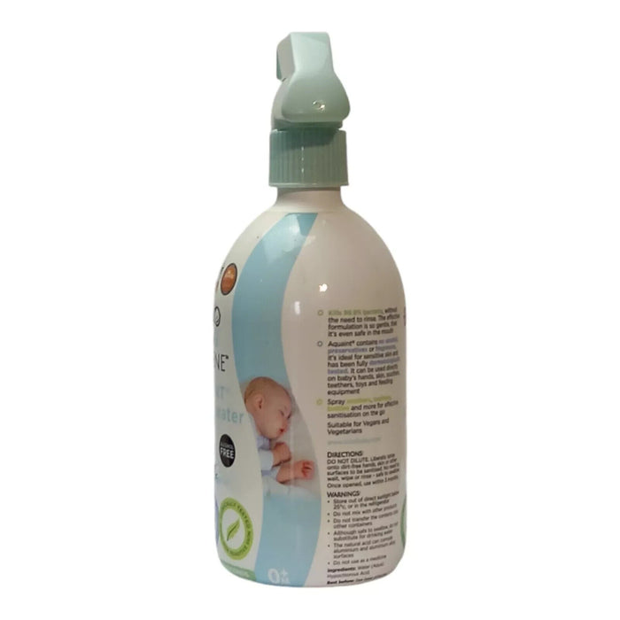 Vital Baby Hygiene Aquaint Sanitising Water Kills 99.9% Bacteria 500ml