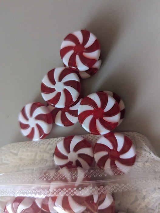 Christmas Red & White Counters Decor 30pcs