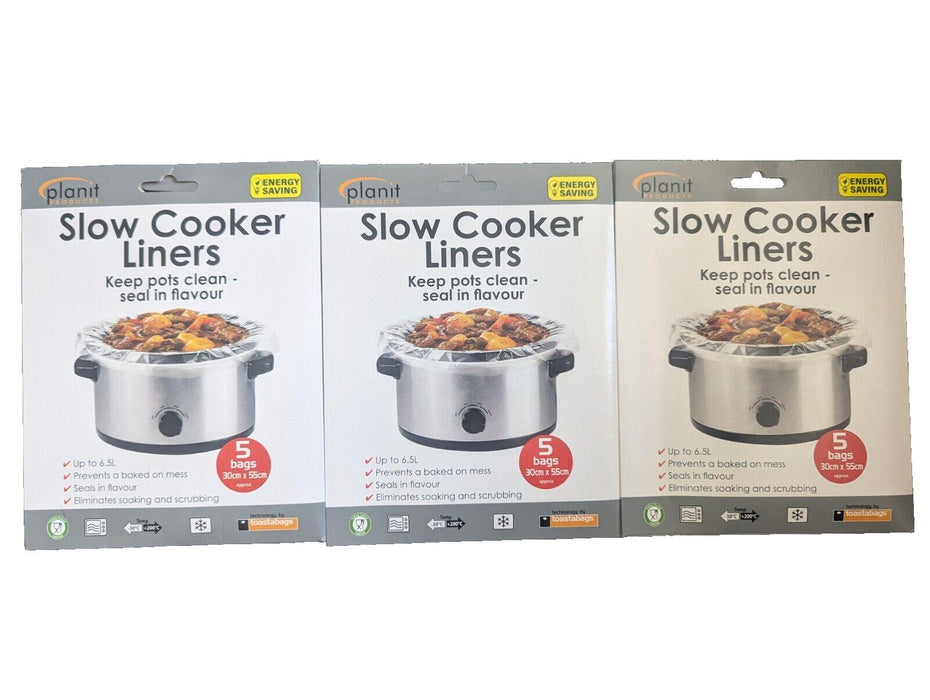 Slow Cooker Liners x3  5 packets per 1 (15 total)