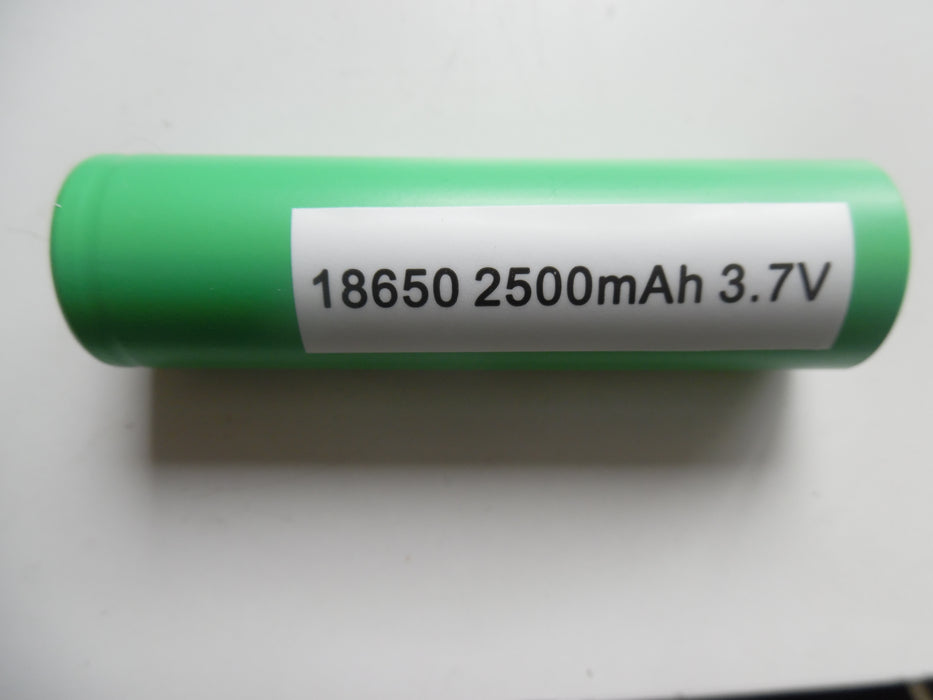 18650 2500mAh 3.7v Flattop