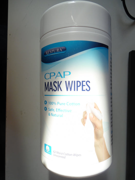 CPAP Mask Wipes 62 moist cotton wipes