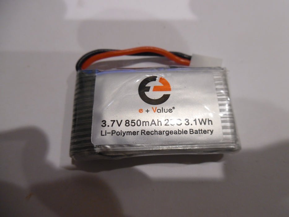 3.7v 850mah 25c 3.1wh lipo