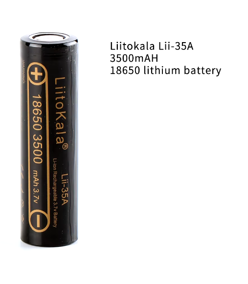 2 x Liitokala Lii-35A 18650 3500Mah Lithium Battery Flashlight 18650 Rechargeable Lithium Battery