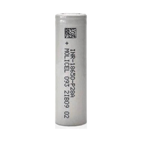 2 x Molicel P28A 2800mAh - 25A - 18650 Battery 3.7V