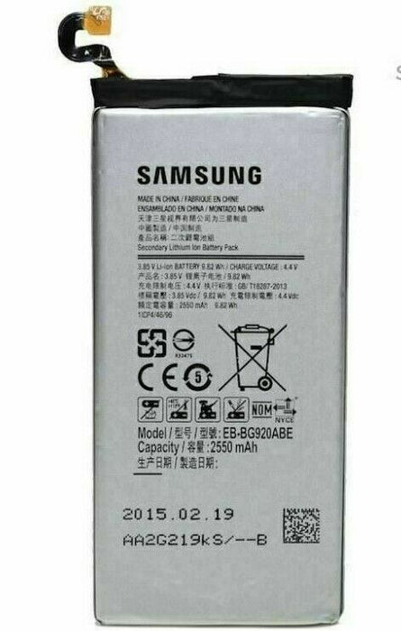 SM-G920F EB-BG920ABE 2550mAh, Battery For Samsung Galaxy S6 ALL of UK, NI, SCOT!