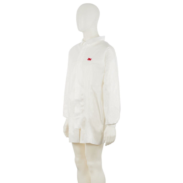 3M 4440 White Lab Coats - Zip Fastener - 2XL