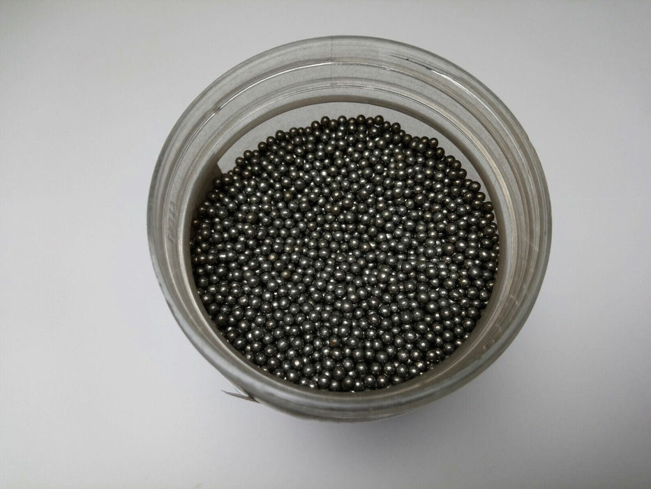 TUMBLER FINISHING MEDIA STAINLESS STEEL ROUND BALL SHOT 2.5 MM TUMBLING 1KG