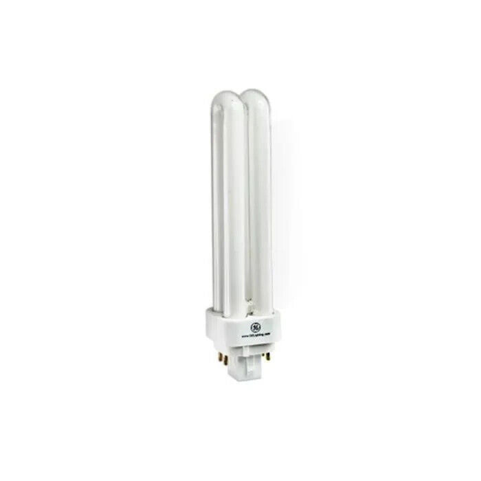 2x GE 18w Longlast 4 pin lamp Biax D/E Lamp  White Colour G24q-2 1200lm