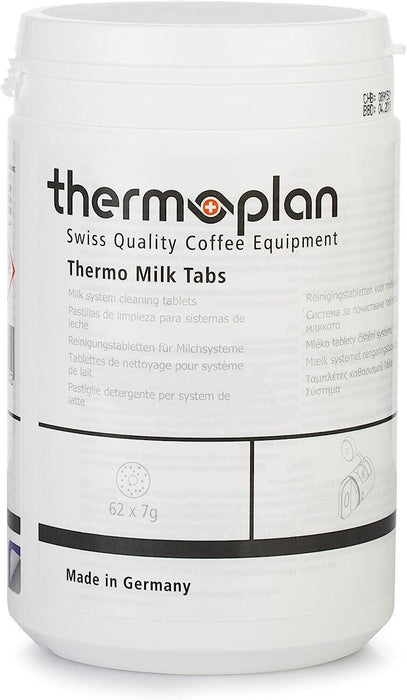 Thermo plan Thermo milk tablets 62 x 7 gram tablets swiss coffee cleaning