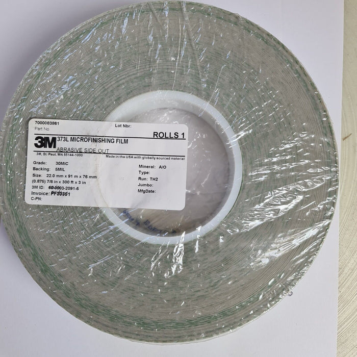 3M 372L MICROFINISHING FILM ROLL 30 MIC 5MIL 7000083861