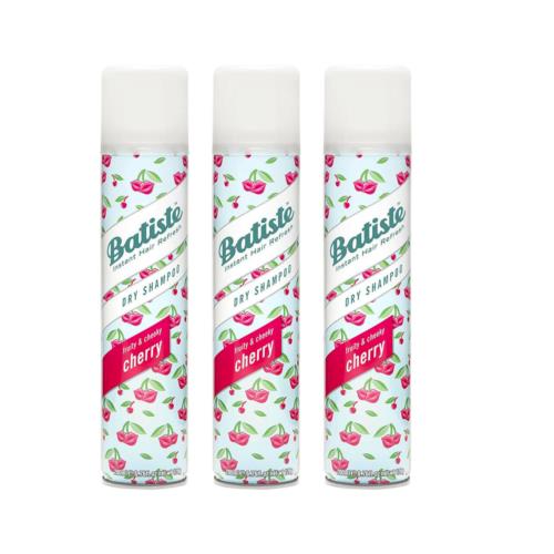 3 x Batiste Cherry Dry Shampoo, 200ml