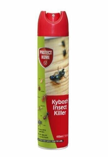 2 Bayer Garden Kybosh Insect Killer 400ml Ants Flies Mosquitoes Bedbug Spray