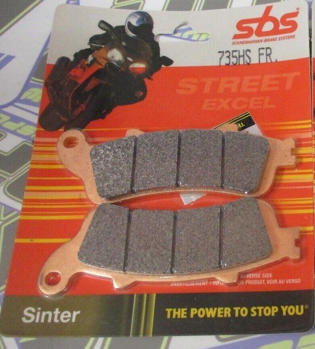 SBS HS Street Sinter HH Front Brake Pads for Honda CBR1100XX Super Blackbird