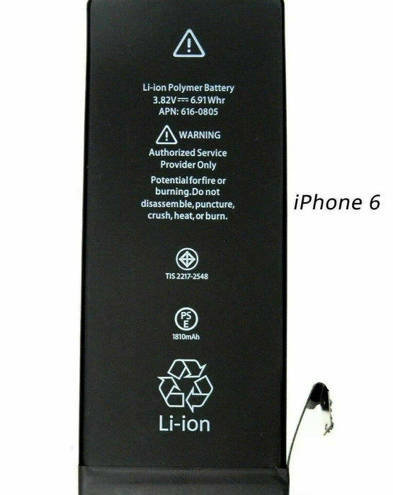 Replacement Battery Apple iPhone 6 6g AAA 1810mAh 3.8V NI Supplier