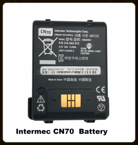 Genuine Intermec Honeywell CN70 CN70E battery 318-043-033 4Ah 1000AB02 ORIGINAL