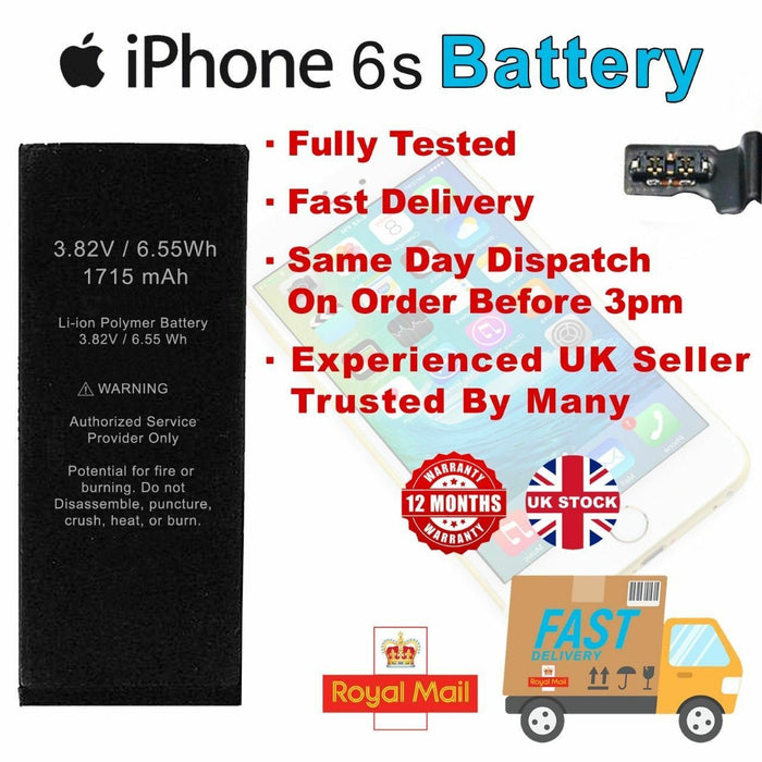 Replacement Internal Battery Part For Apple iPhone 6s UK Stock N.I Supplier