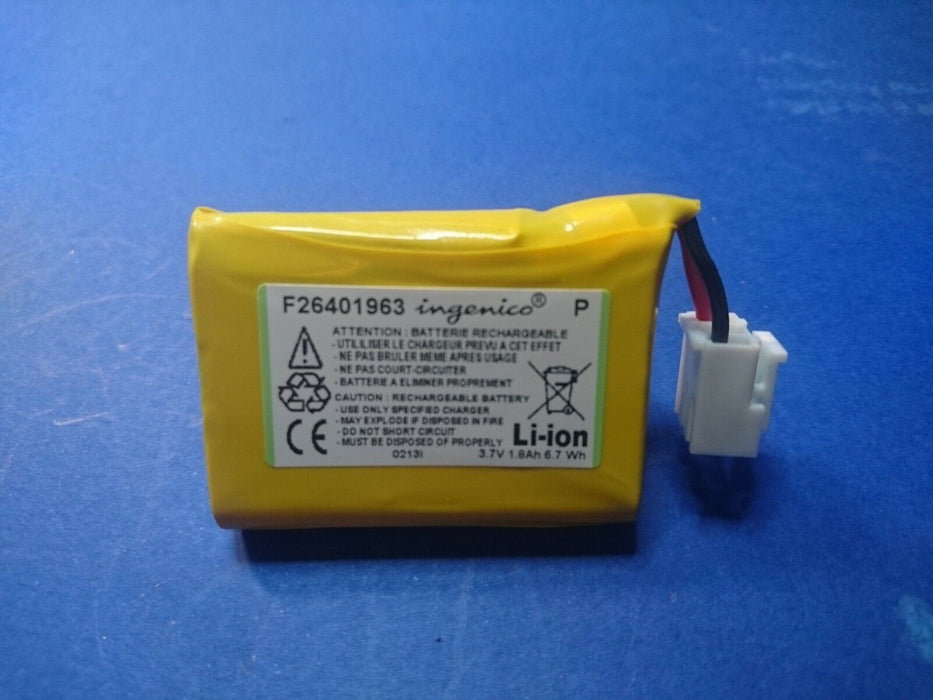 Ingenico Battery for EFT930G EFT930B Li-ion 3.7v 1.8Ah 6.7Wh F26401963