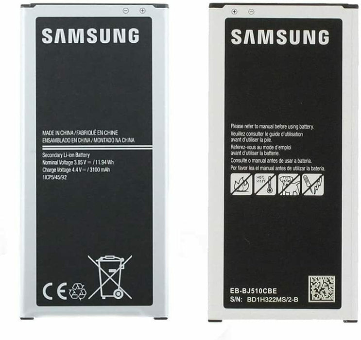 Samsung Galaxy J5 2016 Original Replacement Battery EB-BJ510CBE 3100 mAh NI + UK