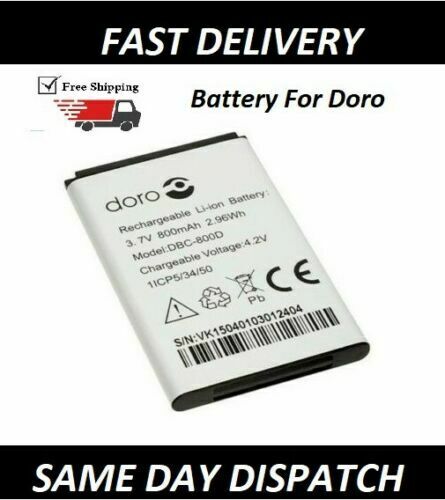 New Doro Battery for 6520/506/508/6030/510/715 800Mah