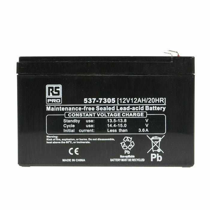 RS PRO Lead Acid Battery - 12V, 12Ah
