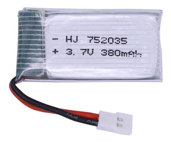 3.7v 380mah Forte Max P/ Drone Hubsan H107c H107d Single Cell