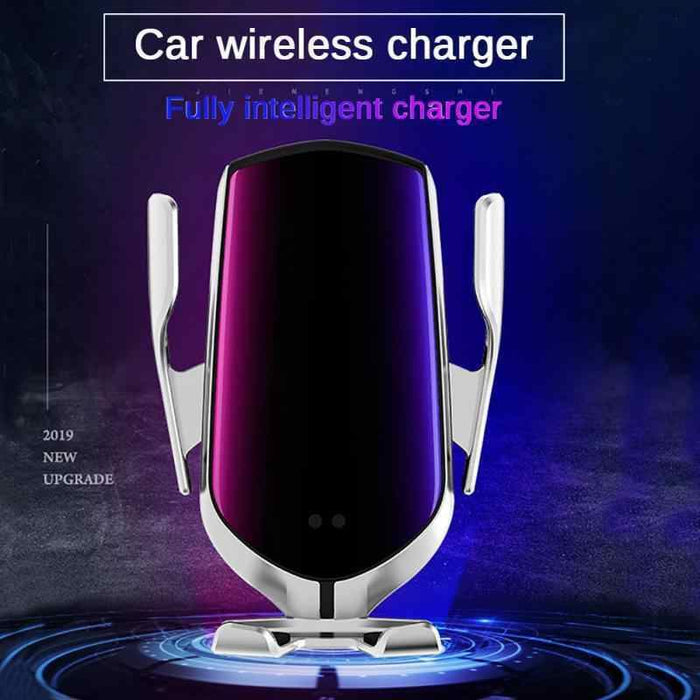 10W Wireless Charger Infrared Sensor Air Vent Car Phone Holder Car Phone Mount