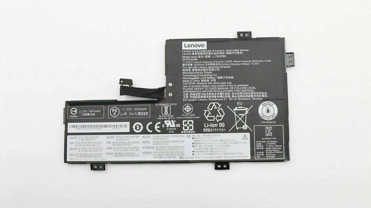 Genuine Lenovo 5B10T36866 300e 2nd Gen MTK SP/A L18M3PG5,11.25V42W