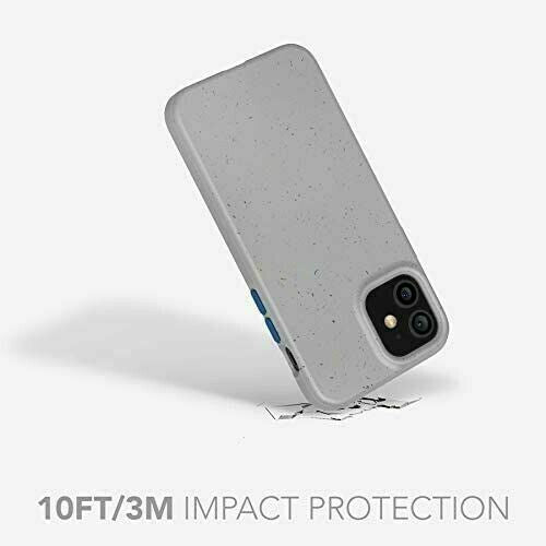 Tech21 EcoSlim Case for iPhone 12 / iPhone 12 Pro | 100% Biodegradable, Non-Slip