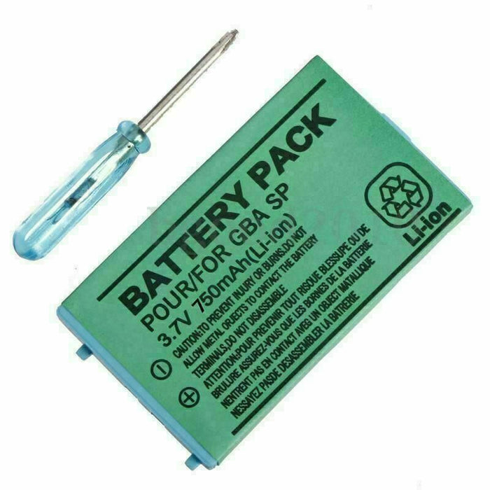 Rechargeable Battery Pack for Nintendo GBA SP Game Boy Advance free delivery