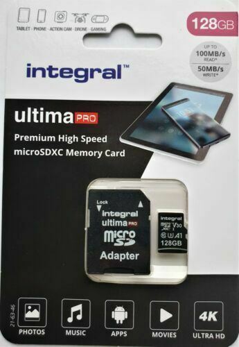 128GB Micro SD Memory Card Class 10 U3 NEXTBASE Dash Cam 612GW 380GW