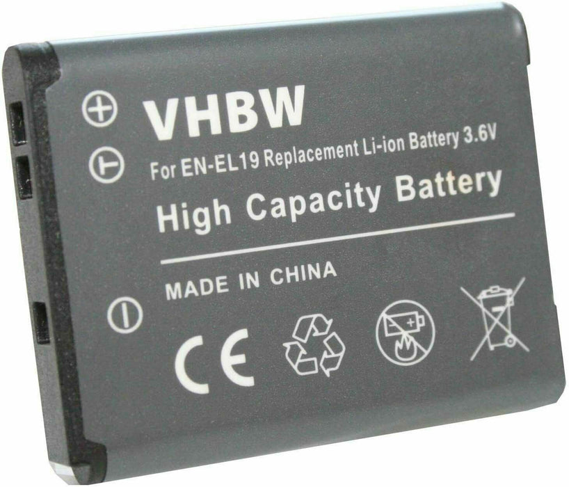 Replacement NIKON EN-EL12 Battery For S6100 S8200 S9100 S1200pj S6200 P300 S6150