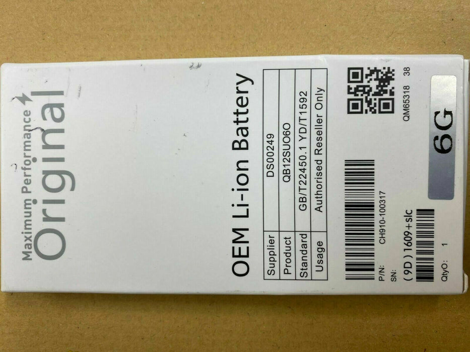 Replacement Apple iPhone 6 battery 1810mAh 3.82V Li-ion Free Delivery