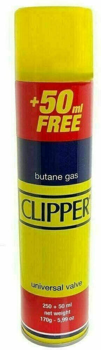 Clipper Universal High Quality Butane Gas Lighter Refill Fluid Fuel 300ML