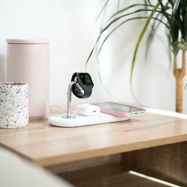 PowerBase 2 | For Apple – SnapWireless Samsung QI wireless charging station UK