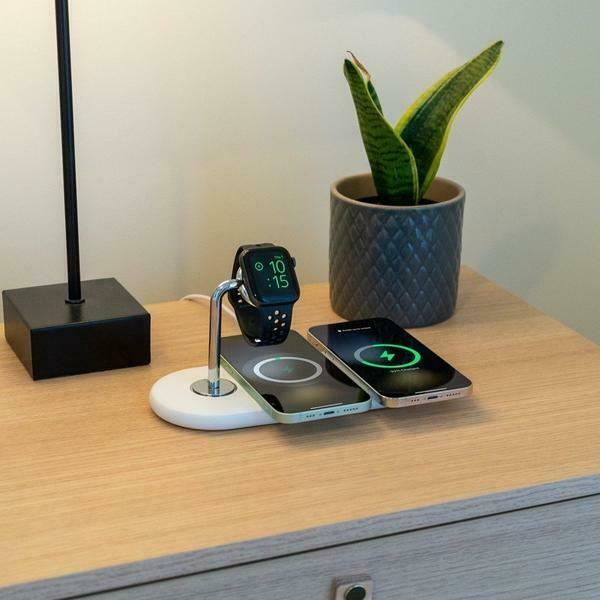 PowerBase 2 | For Apple – SnapWireless Samsung QI wireless charging station UK