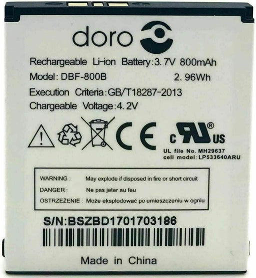 Batteries Doro 8200 100% Neuves