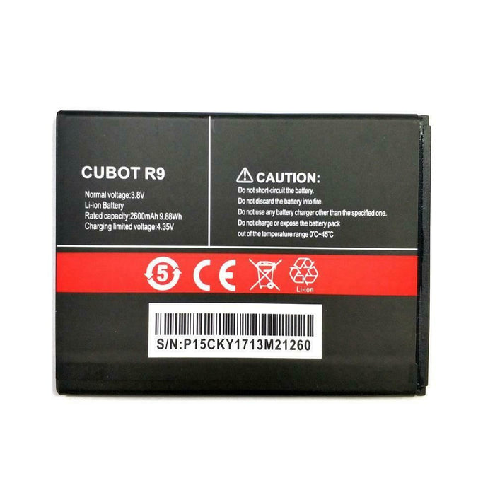 NEW Replacement R9 Mobile Li-ion Battery For Cubot R9 2600mAh 3.8V UK stock