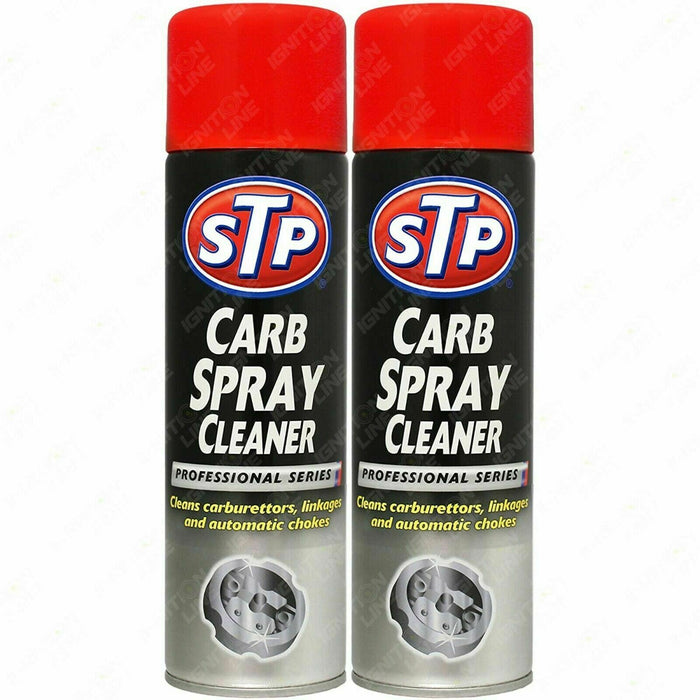 2 x STP Carb Cleaner Spray Carburettor Spray Cleaner Professional Series 500ml