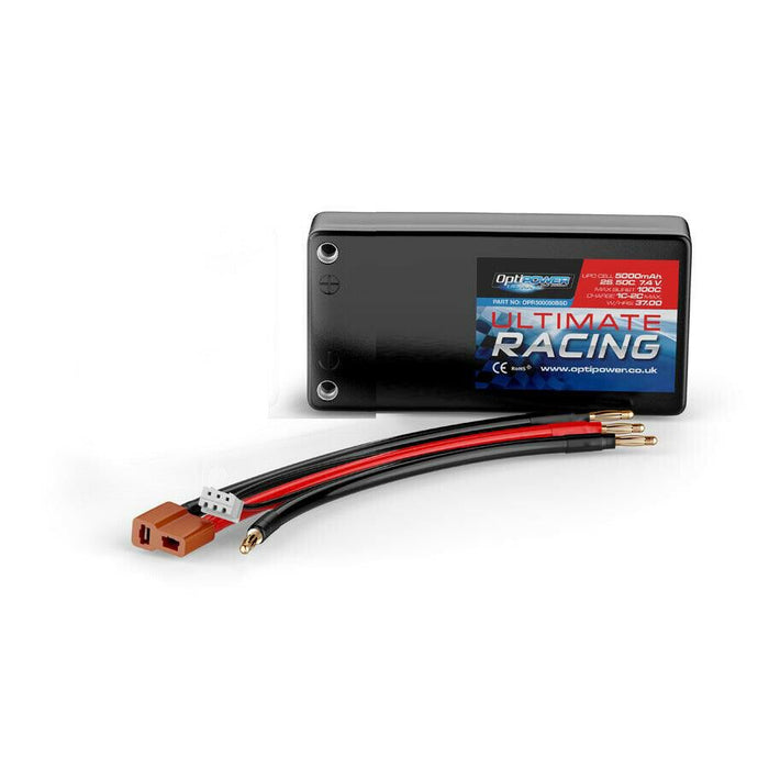 Ultimate Racing Lipo Battery Optipower Ultra 4000mAh 2S 30C 7.4v