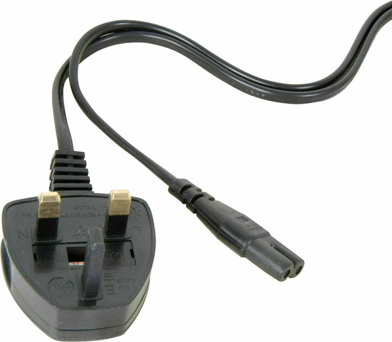 1M power cable - fig 8 for laptop/kettle/printer/PC