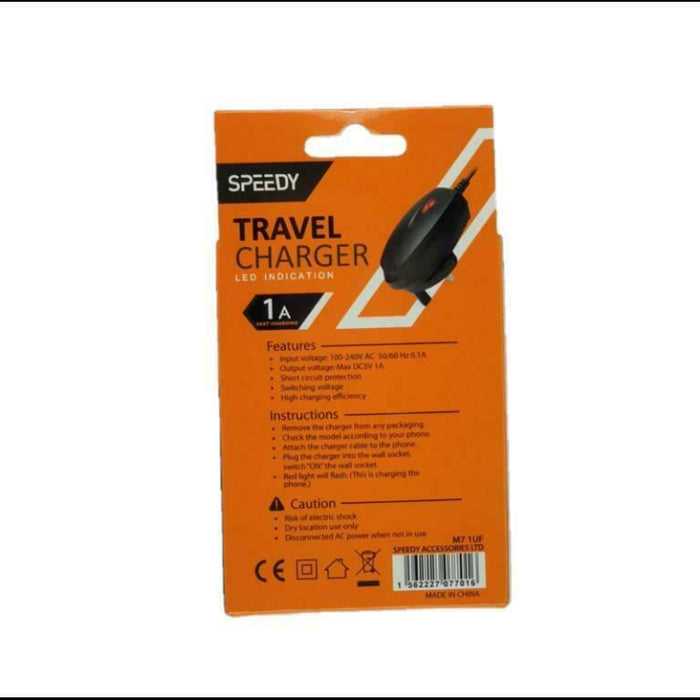 V3 Travel Charger SPEEDY fast Charging 1A