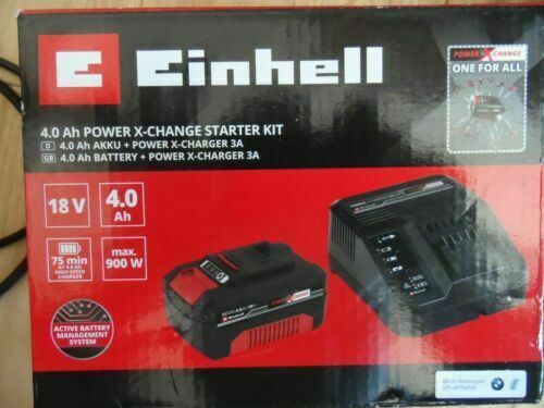 Starter Kit batterie Power X Change - 18 volts - 4,0 Ah EINHELL