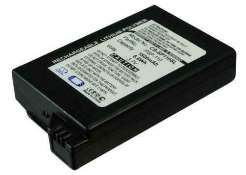 Replacement Battery for Sony PSP-110, PSP-1001, PSP-1006