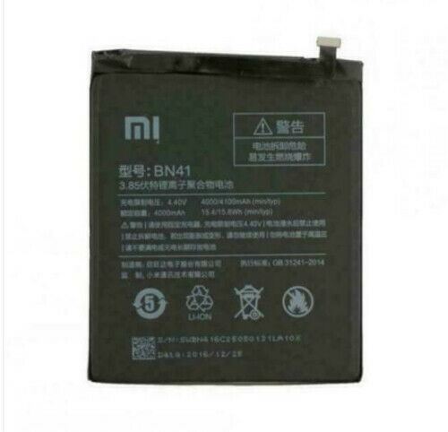 Original Mi Xiaomi Battery BN41 for Xiaomi Redmi Note 4 With 4100mAh