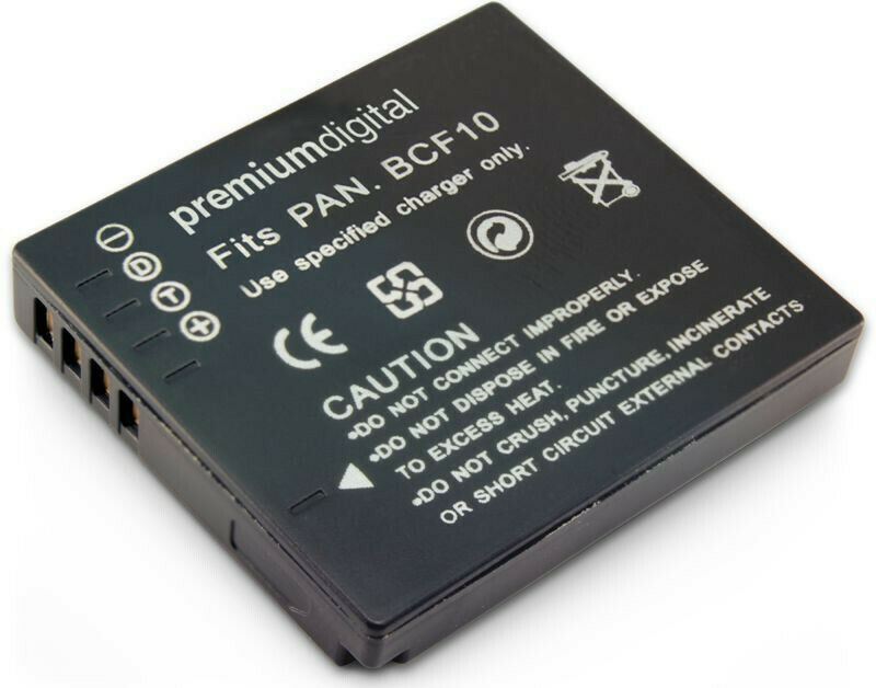 Premium Battery for Panasonic Lumix DMC-FS30K, DMW-BCF10, DMW-BCF10E, DMW-BCF10P